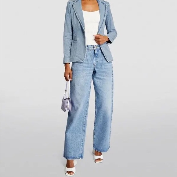 Alice and Olivia Denim Macey Blazer - Picture 5 of 5